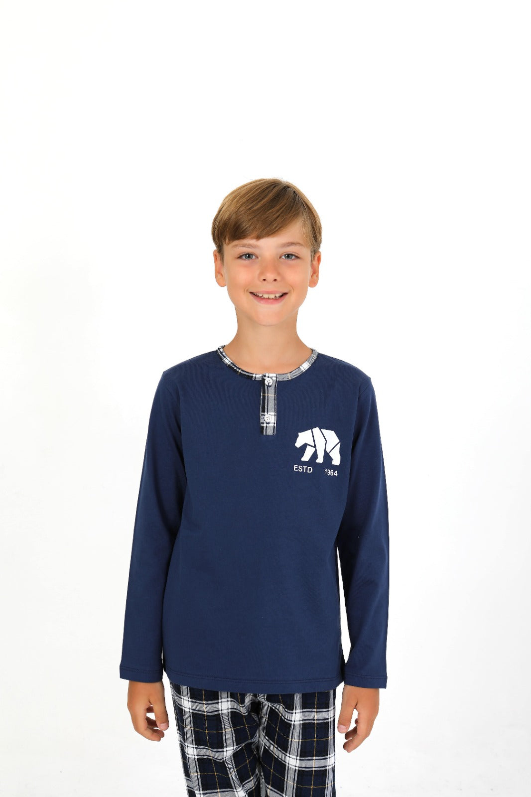 Erkek Çocuk Everest Larcivert Pijama