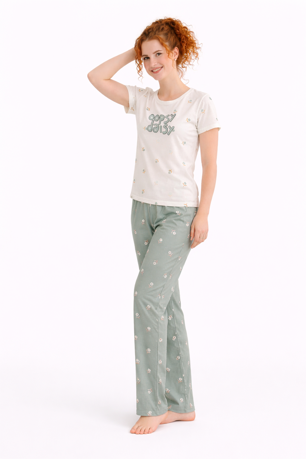 Daisy Anne Kız Penye Pijama