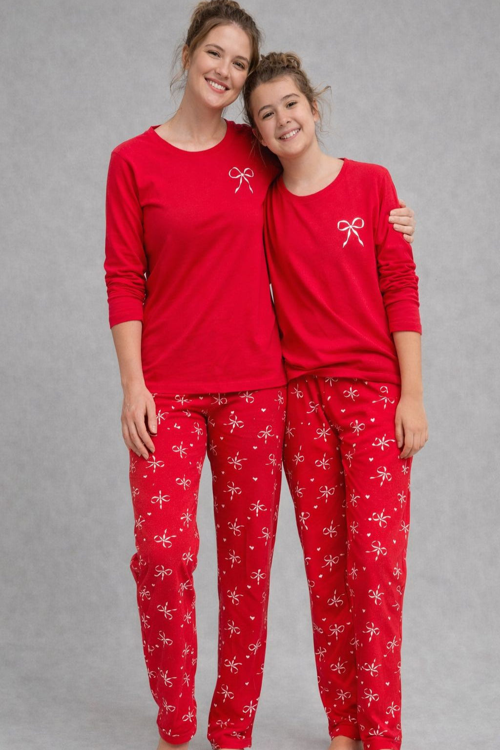 Kırmızı Penye Pijama