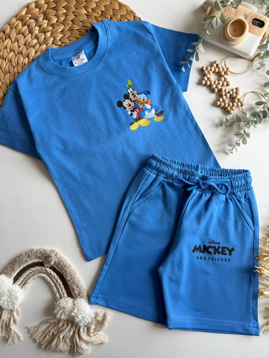 Mickey Çocuk Şortlu Takım