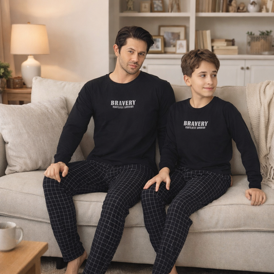 Baba Oğul Bravery Pijama Takımı
