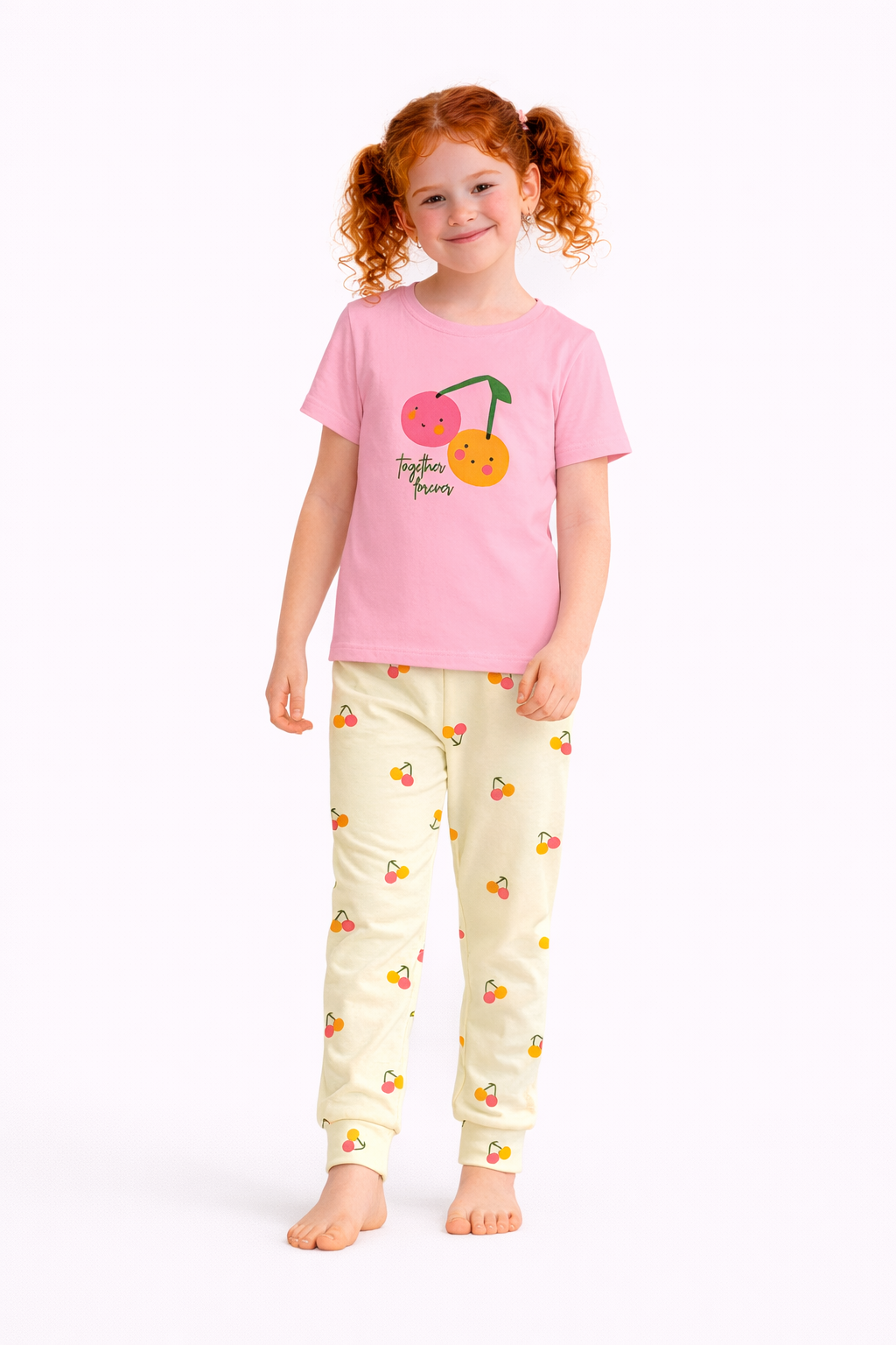 Kiraz Anne Kız Penye Pijama