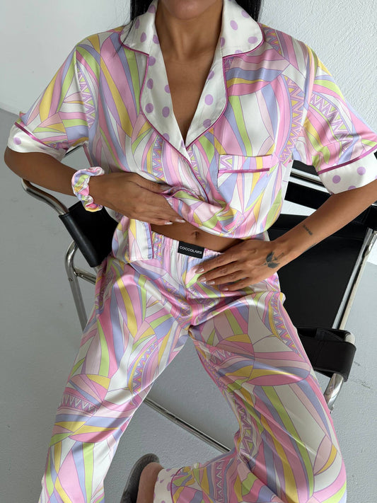 Candy Silk Saten Kadın Pijama