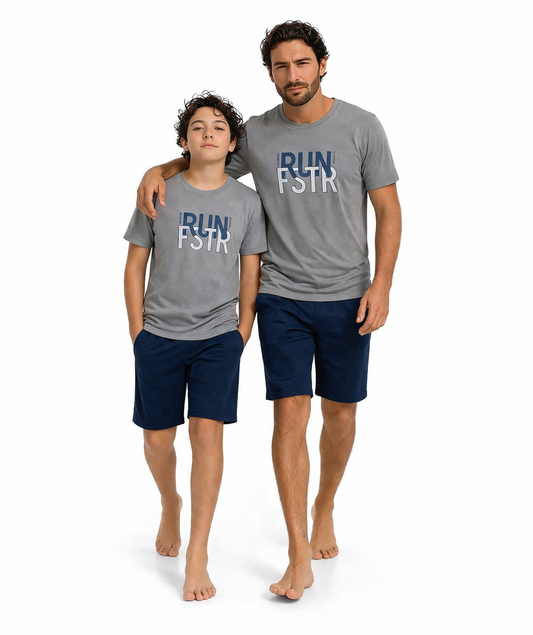 Baba Oğul  Run  Kısa Kol Takım