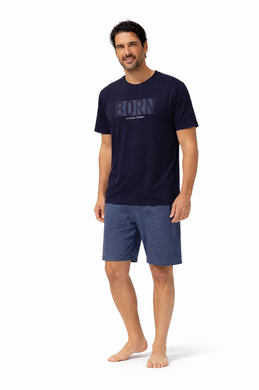 Baba Oğul  Born Larcivert Kısa Kol Takım